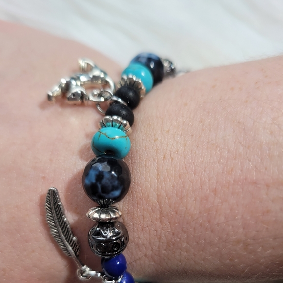 Handmade Wizarding world! beaded charm bracelet - Picture 2 of 3